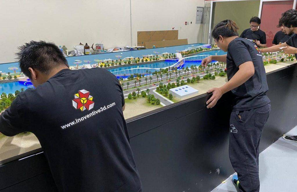 Architectural scale models in Saudi Arabia