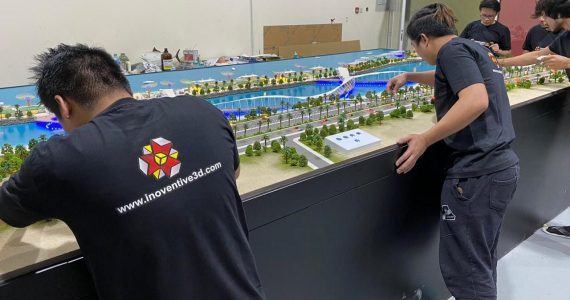 Architectural scale models in Saudi Arabia