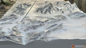 Land scape and terrain scale models
