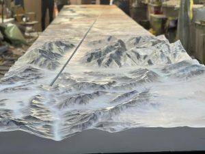 Topographic scale model making company in UAE