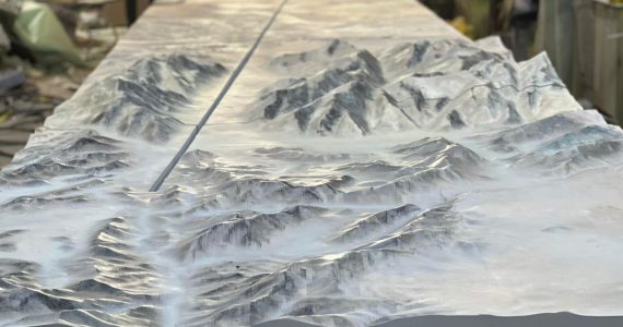 Topographic scale model making company in UAE
