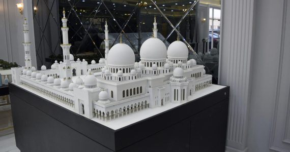 Scale models in Abu Dhabi
